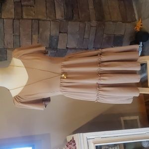 Shein size small lightweight dress, light tan in color